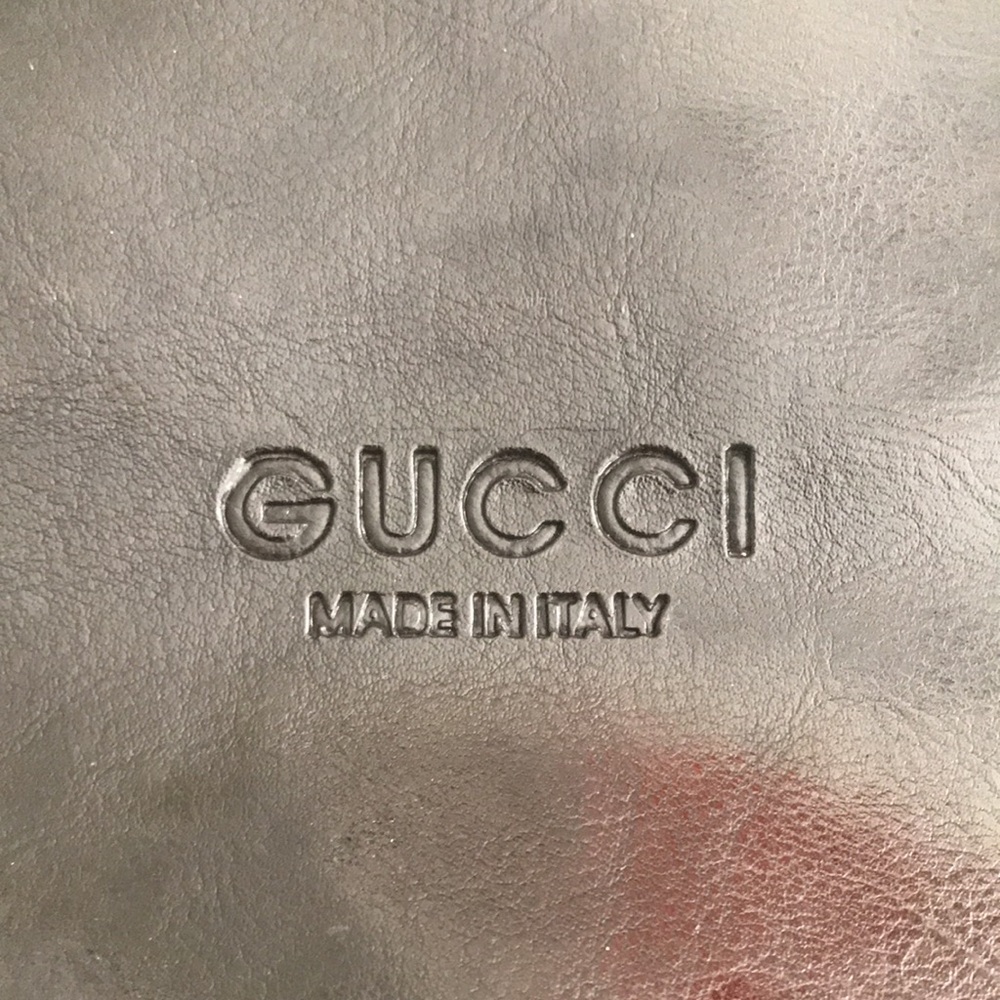 Gucci Black Leather Circle-Handle Tote - Picture 11 of 12